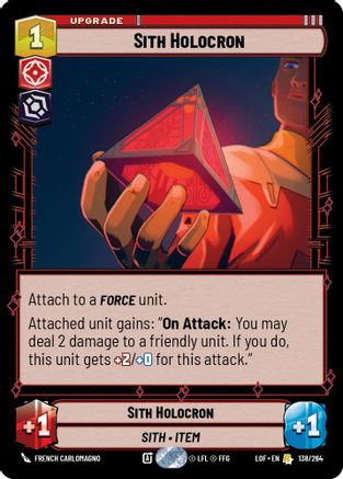 Sith Holocron (138/264) - Legends of the Force