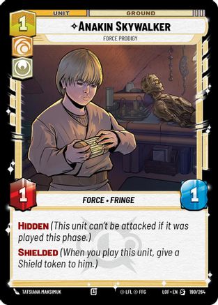 Anakin Skywalker - Force Prodigy (190/264) - Legends of the Force