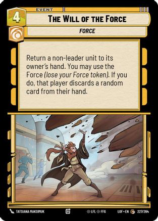 The Will of the Force (227/264) - Legends of the Force