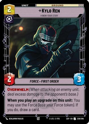 Kylo Ren - I Know Your Story (229/264) - Legends of the Force