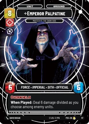 Emperor Palpatine - Master of the Dark Side (57) - Organized Play Promos Foil