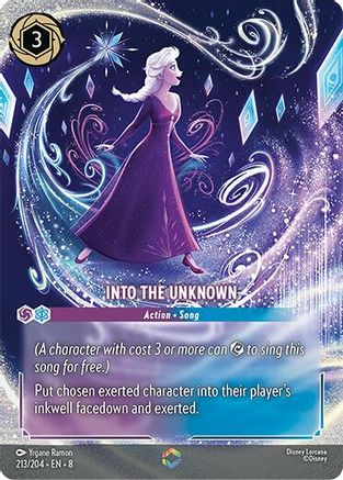 Into the Unknown (Enchanted) (213/204) - Reign of Jafar Holofoil
