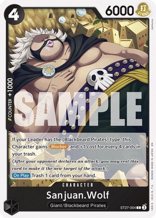 Sanjuan.Wolf [Starter Deck: Black Marshall.D.Teach]