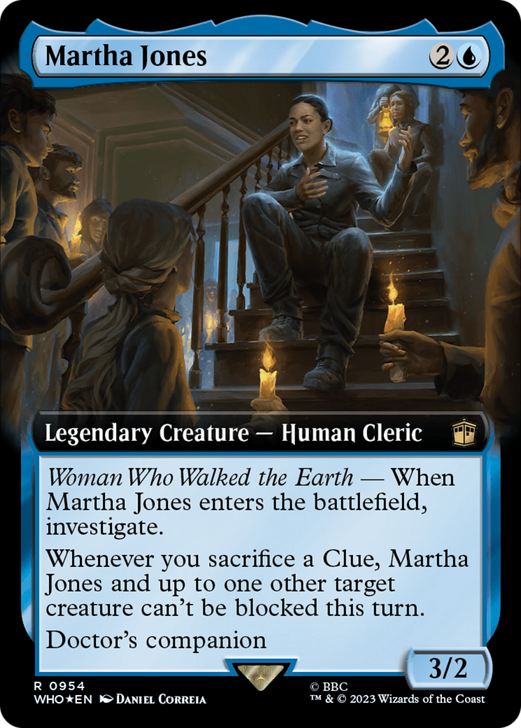 Martha Jones (Extended Art) (Surge Foil) (WHO-954) - Doctor Who: (Extended Art) Foil