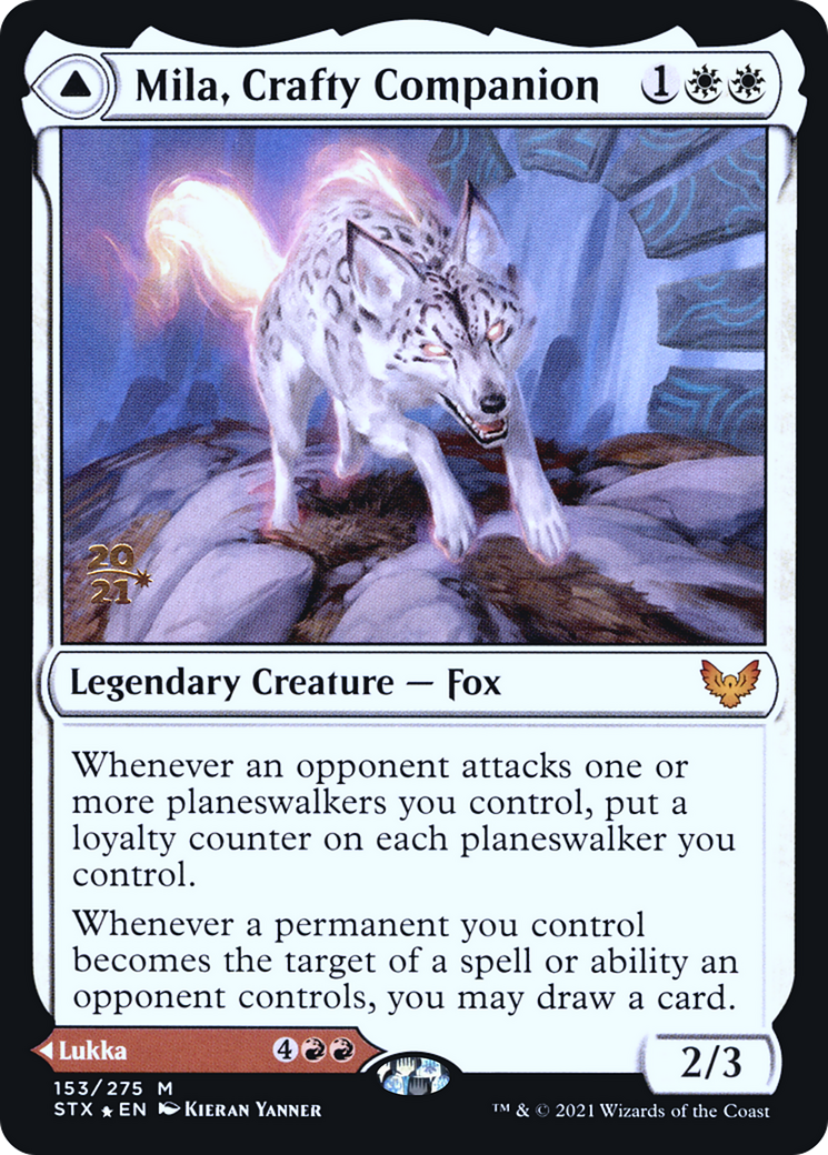 Mila, Crafty Companion (PRE-153) - Strixhaven: School of Mages Promos Foil