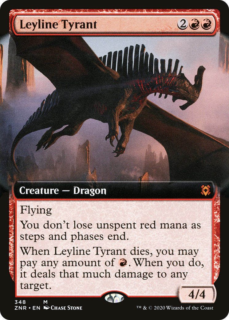 Leyline Tyrant (Extended Art) (ZNR-348) - Zendikar Rising: (Extended Art)