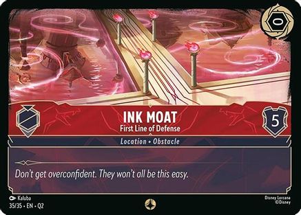 Ink Moat - First Line of Defense (35/35) - Illumineers Quest Palace Heist