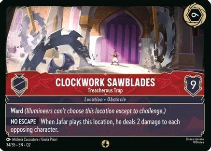 Clockwork Sawblades - Treacherous Trap (34/35) - Illumineers Quest Palace Heist