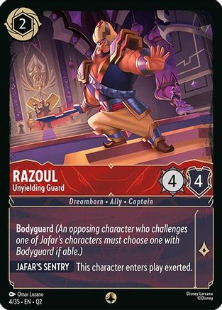 Razoul - Unyielding Guard (4/35) - Illumineers Quest Palace Heist