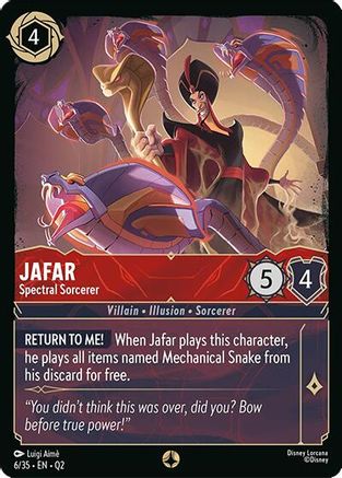 Jafar - Spectral Sorcerer (6/35) - Illumineers Quest Palace Heist