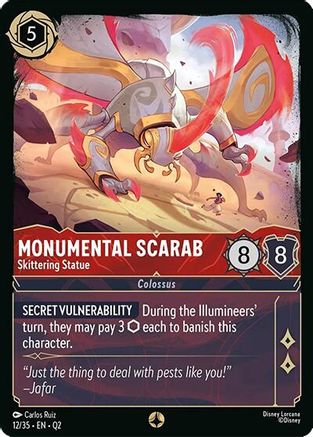 Monumental Scarab - Skittering Statue (12/35) - Illumineers Quest Palace Heist