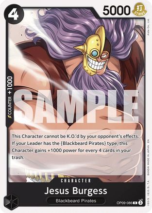 Jesus Burgess (Reprint) [Starter Deck: Black Marshall.D.Teach]