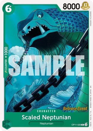 Scaled Neptunian [A Fist of Divine Speed Release Event Cards]