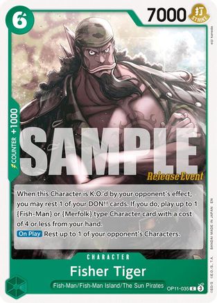 Fisher Tiger [A Fist of Divine Speed Release Event Cards]