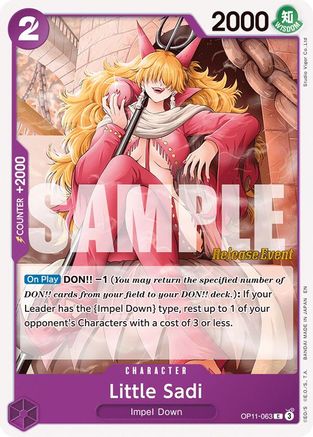 Little Sadi [A Fist of Divine Speed Release Event Cards]