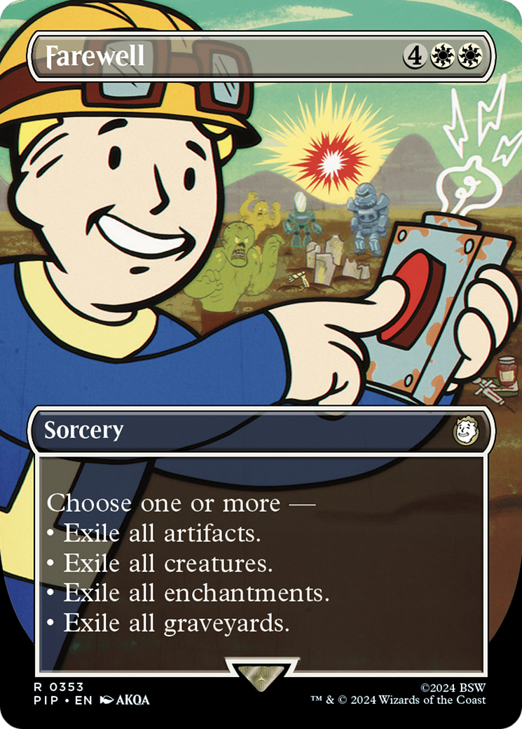 Farewell (Borderless) (PIP-353) - Fallout (Borderless)