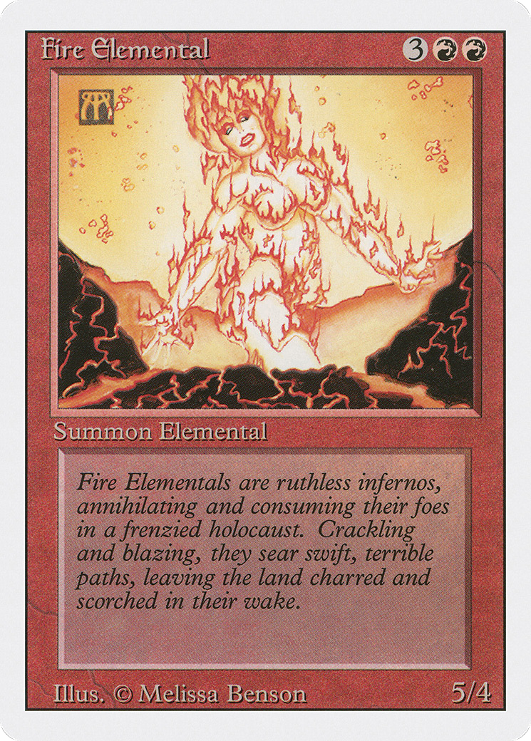 Fire Elemental (3ED-) - Revised Edition