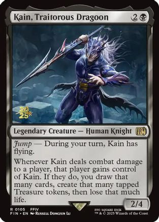 Kain, Traitorous Dragoon (PRE-105) - Prerelease Cards Foil
