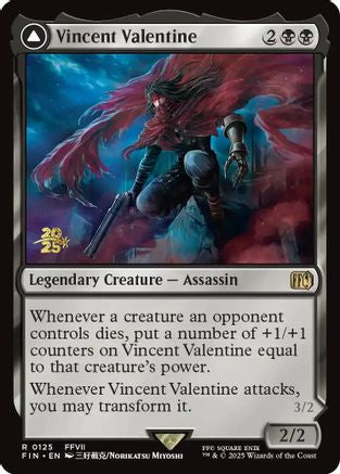 Vincent Valentine (PRE-125) - Prerelease Cards Foil