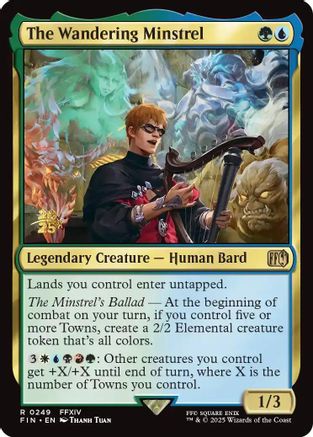 The Wandering Minstrel (PRE-249) - Prerelease Cards Foil
