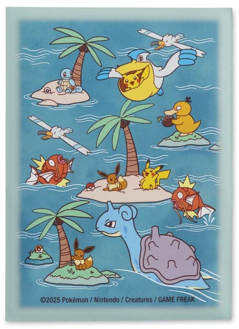 Card Sleeves - Sunny Sea (65-Pack) (Pokemon Center Exclusive)