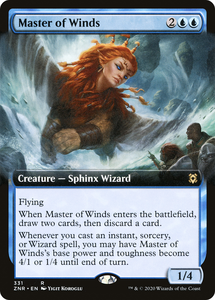 Master of Winds (Extended Art) (ZNR-331) - Zendikar Rising: (Extended Art) Foil