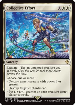 Collective Effort (Surge Foil) (FIC-237) - Commander: FINAL FANTASY Foil