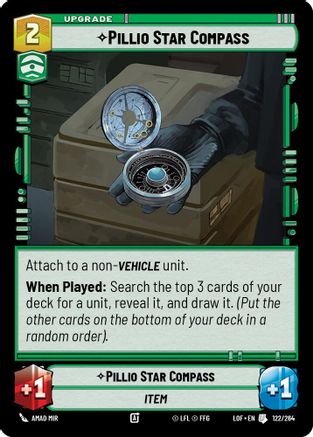 Pillio Star Compass (122/264) - Legends of the Force