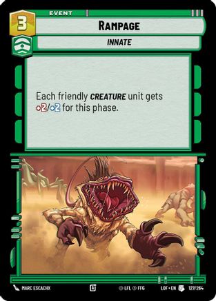 Rampage (127/264) - Legends of the Force