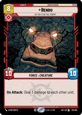 Bendu - Do You Fear the Storm? (170/264) - Legends of the Force