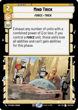 Mind Trick (202/264) - Legends of the Force