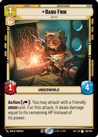 Babu Frik - Heyyy! (206/264) - Legends of the Force