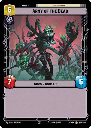 Army of the Dead (236/264) - Legends of the Force