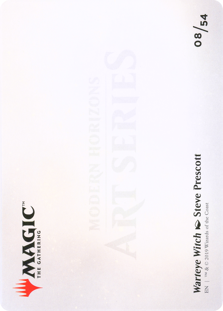 Warteye Witch // Warteye Witch (AMH1-008) - Modern Horizons Art Series (Borderless)