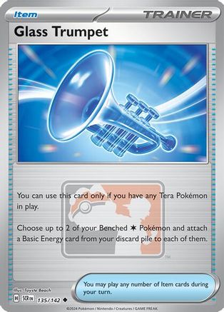 Glass Trumpet (135/142) [League & Championship Cards]
