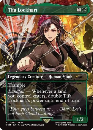 Tifa Lockhart (Borderless) (MFP-002) - MagicFest Cards