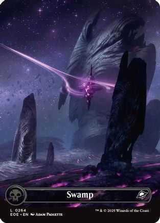 Swamp (0264) (Borderless) [Edge of Eternities]