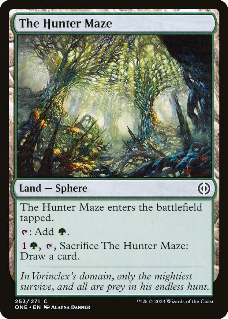 The Hunter Maze (ONE-253) - Phyrexia: All Will Be One Foil