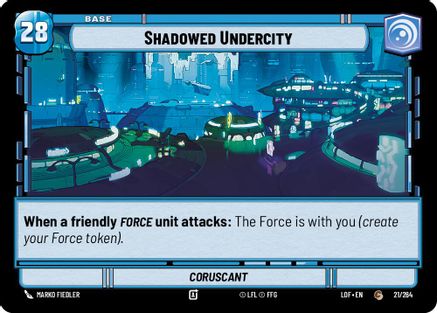 Shadowed Undercity // Shield (021/264 // T02/T03) - Legends of the Force