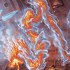 Scalding Viper // Scalding Viper (AWOE-041) - Wilds of Eldraine Art Series (Borderless) Foil