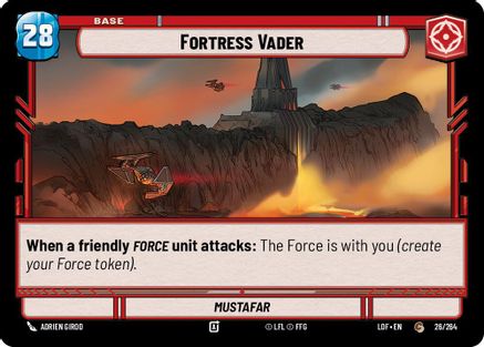Fortress Vader // Shield (026/264 // T02/T03) - Legends of the Force