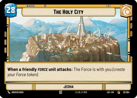 The Holy City // Experience (030/264 // T01/T03) - Legends of the Force