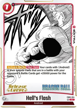 Hell's Flash (FB06-24) - Manga Booster 01 Release Event Cards