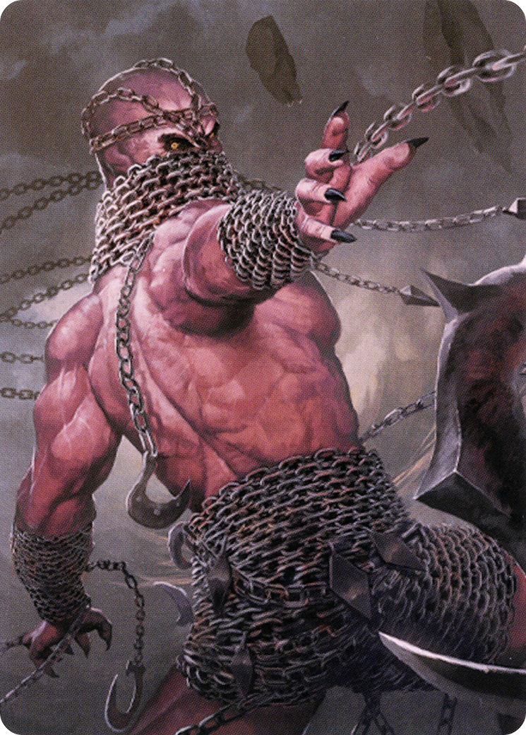 Chain Devil // Chain Devil (ACLB-008) - Battle for Baldur's Gate Art Series (Borderless)