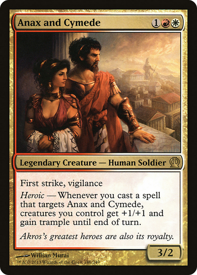 Anax and Cymede (THS-186) - Theros Foil