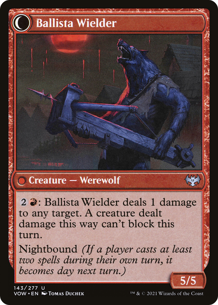 Ballista Watcher (VOW-143) - Innistrad: Crimson Vow: (Double Faced Transform)