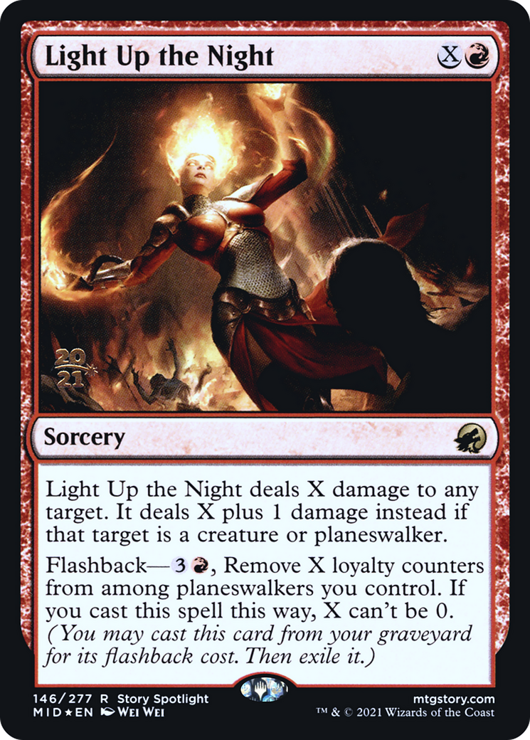 Light Up the Night (PRE-146) - Innistrad: Midnight Hunt Promos Foil