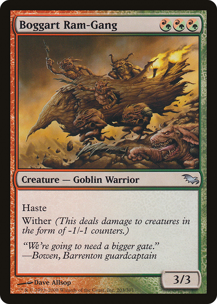 Boggart Ram-Gang (SHM-203) - Shadowmoor Foil