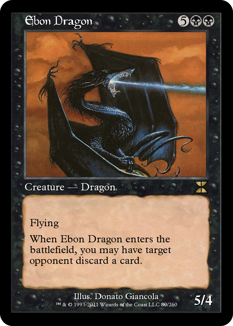 Ebon Dragon (ME4-080) - Masters Edition IV