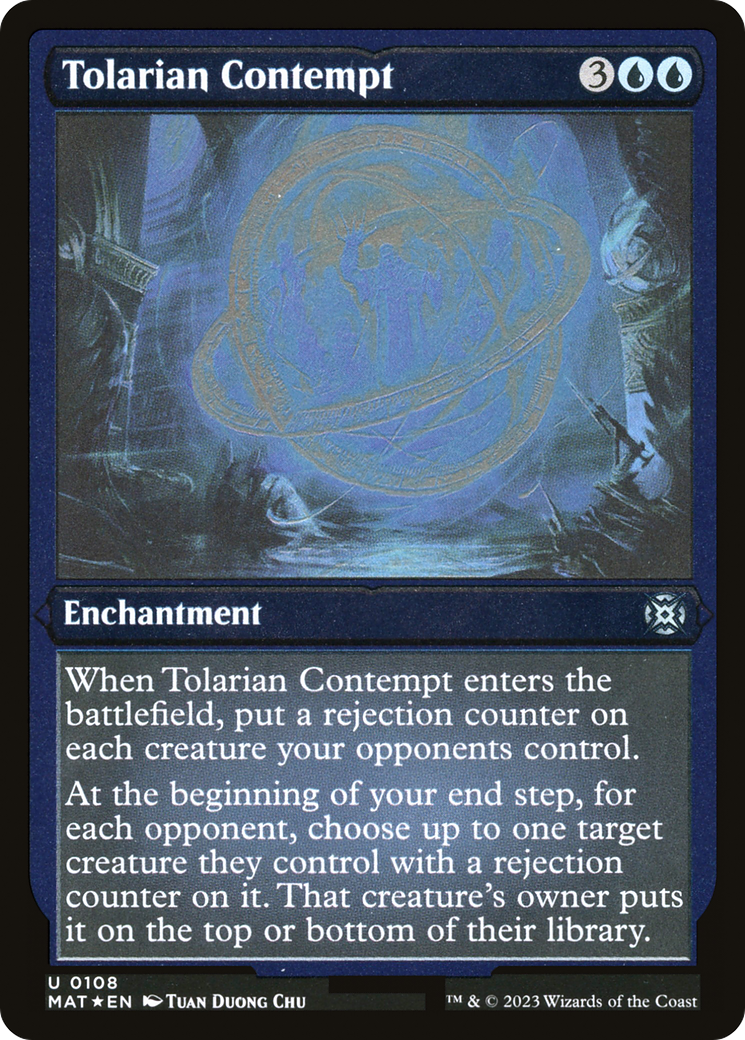 Tolarian Contempt (MAT-108) - March of the Machine: The Aftermath Etched Foil